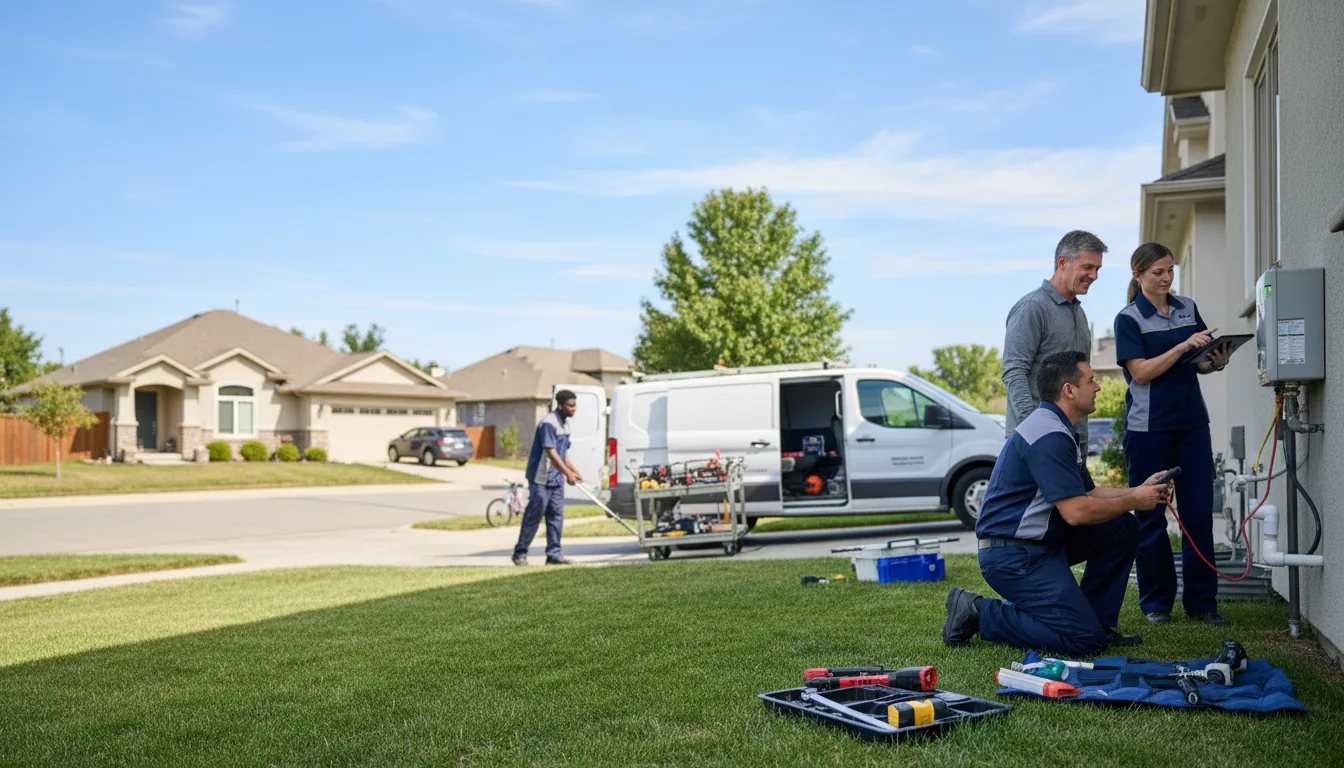 Tankless water heater service in Robbins, CA